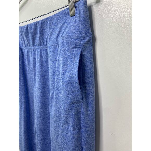 Zobha High Waisted Tapered Leg Jogger Pants Pull On Aqua Blue Women's Size Large - Picture 4 of 10
